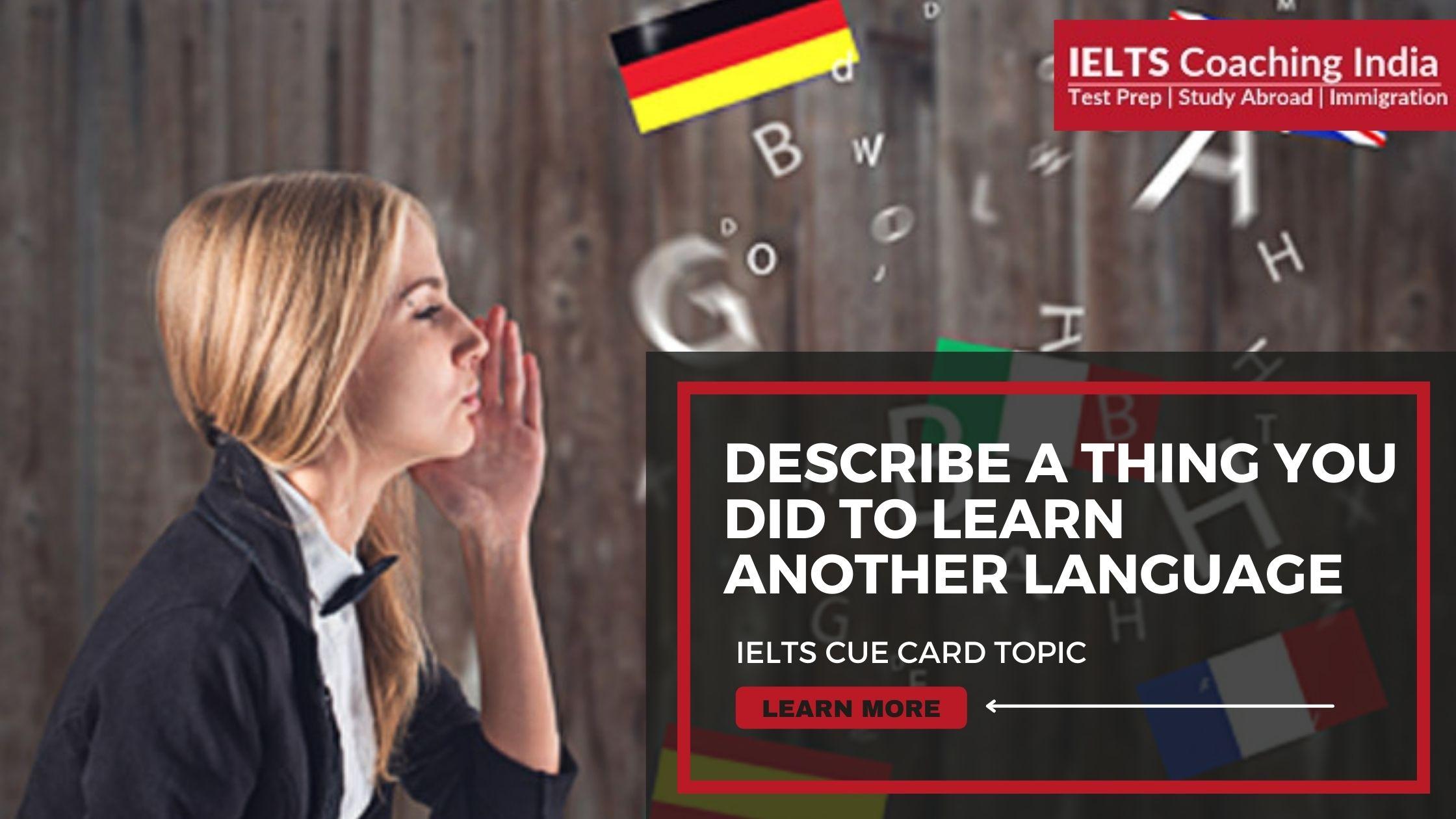 Describe a course that you want to learn - IELTS cue card