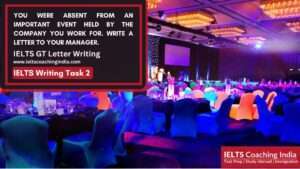 Read more about the article YOU WERE ABSENT FROM AN IMPORTANT EVENT HELD BY THE COMPANY YOU WORK FOR.