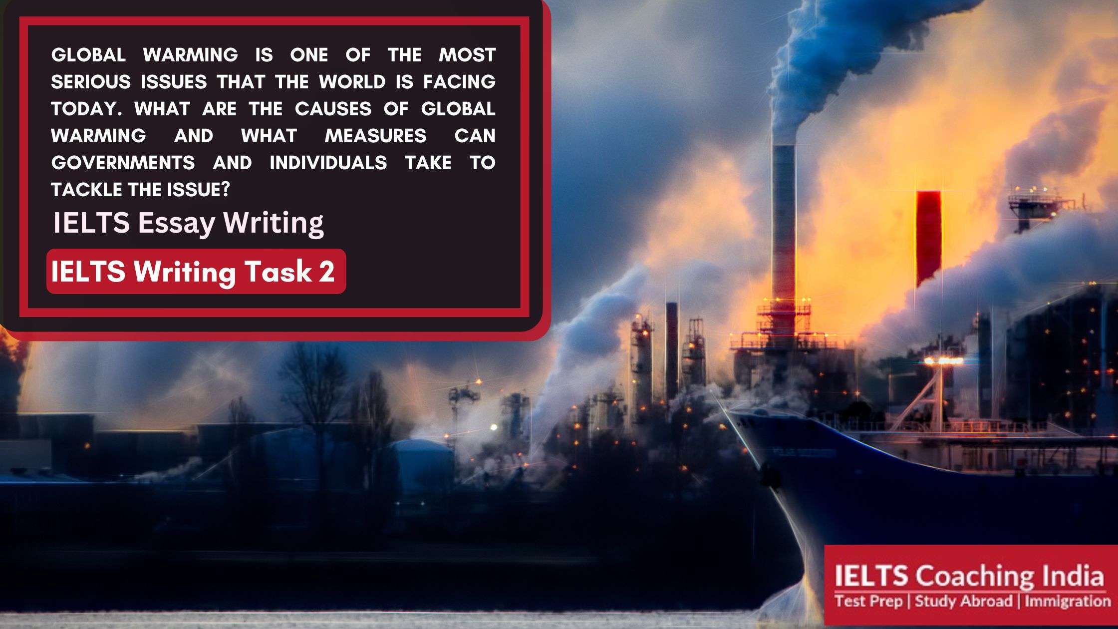 Read more about the article GLOBAL WARMING IS ONE OF THE MOST SERIOUS ISSUES THAT THE WORLD IS FACING TODAY