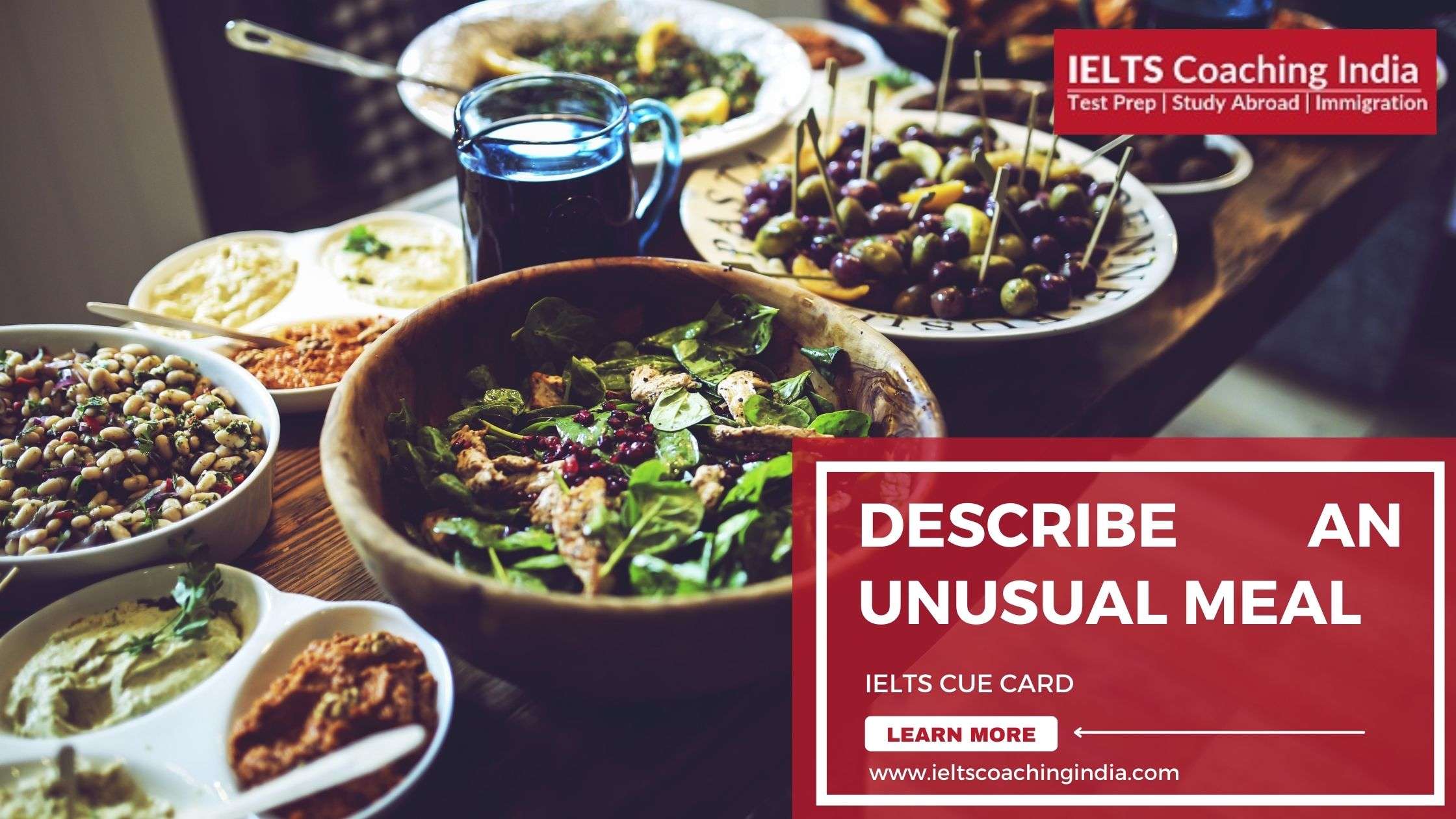 Describe an unusual meal | IELTS Cue Card | IELTS Coaching