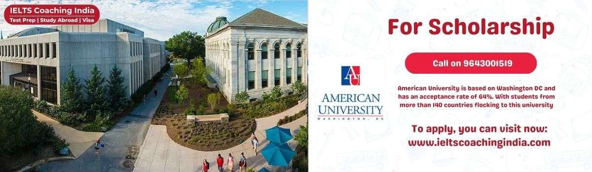 FULLY FUNDED SCHOLARSHIPS IN USA FOR INTERNATIONAL STUDENTS 2024 | 23._American University