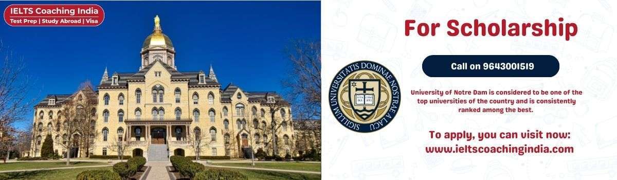 FULLY FUNDED SCHOLARSHIPS IN USA FOR INTERNATIONAL STUDENTS 2024 |25._University of Notre Dame