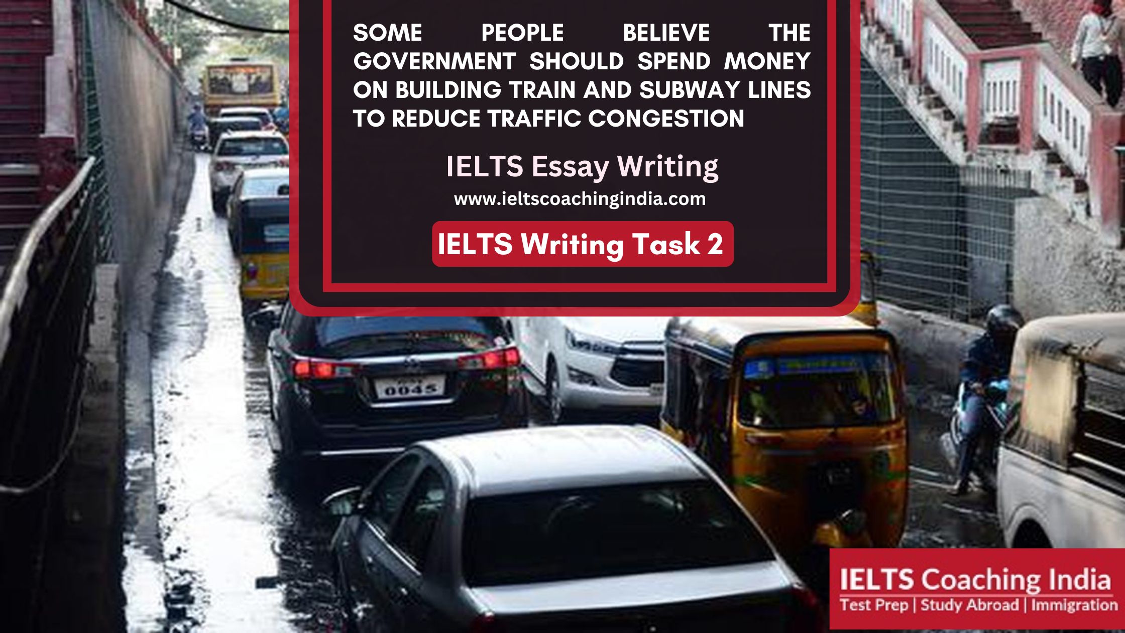 You are currently viewing SOME PEOPLE BELIEVE THE GOVERNMENT SHOULD SPEND MONEY ON BUILDING TRAIN AND SUBWAY LINES TO REDUCE TRAFFIC CONGESTION