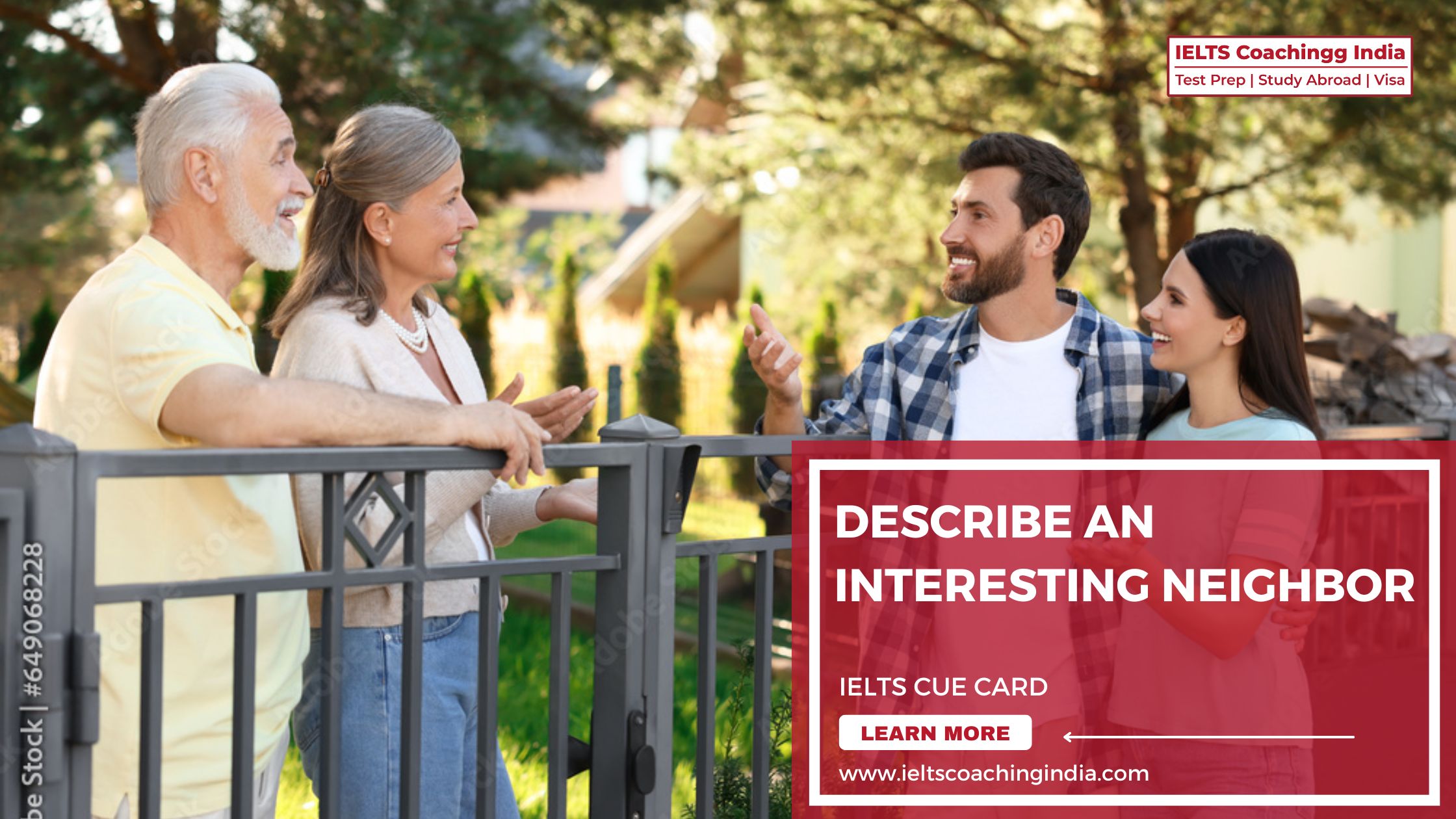 Describe an interesting neighbor | IELTS Cue Card