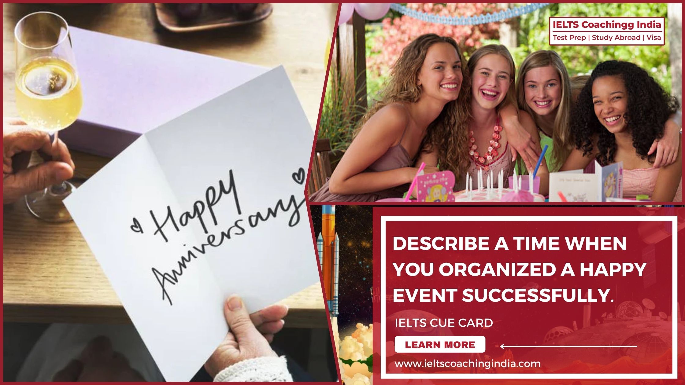 Describe a time when you organized a happy event successfully | IELTS Cue Card