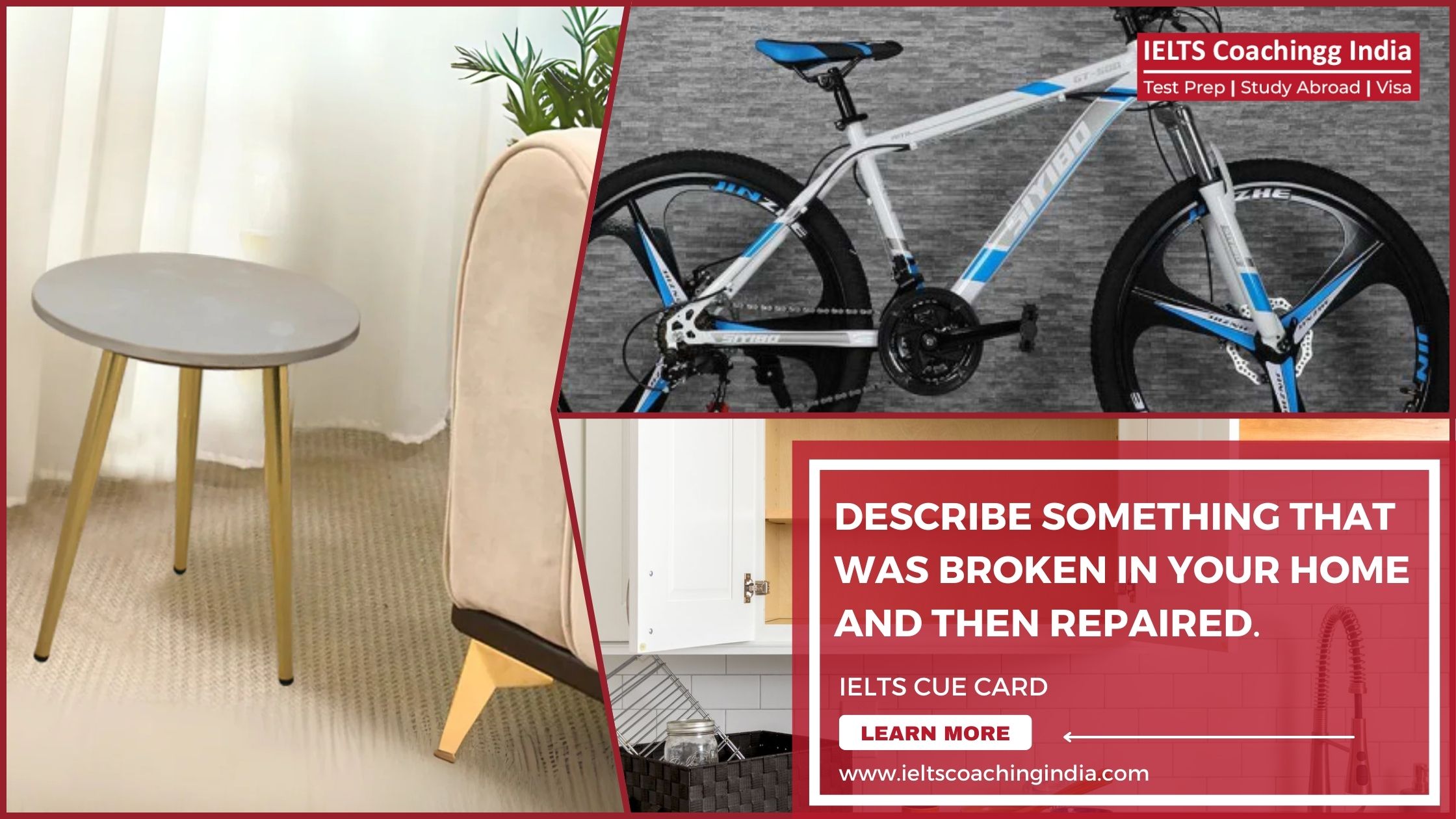 Describe something that was broken in your home and then repaired | IELTS Cue Card
