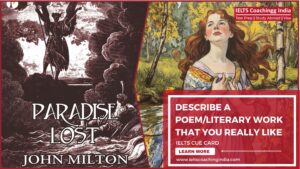Read more about the article DESCRIBE A POEM/LITERARY WORK THAT YOU REALLY LIKE.  #224