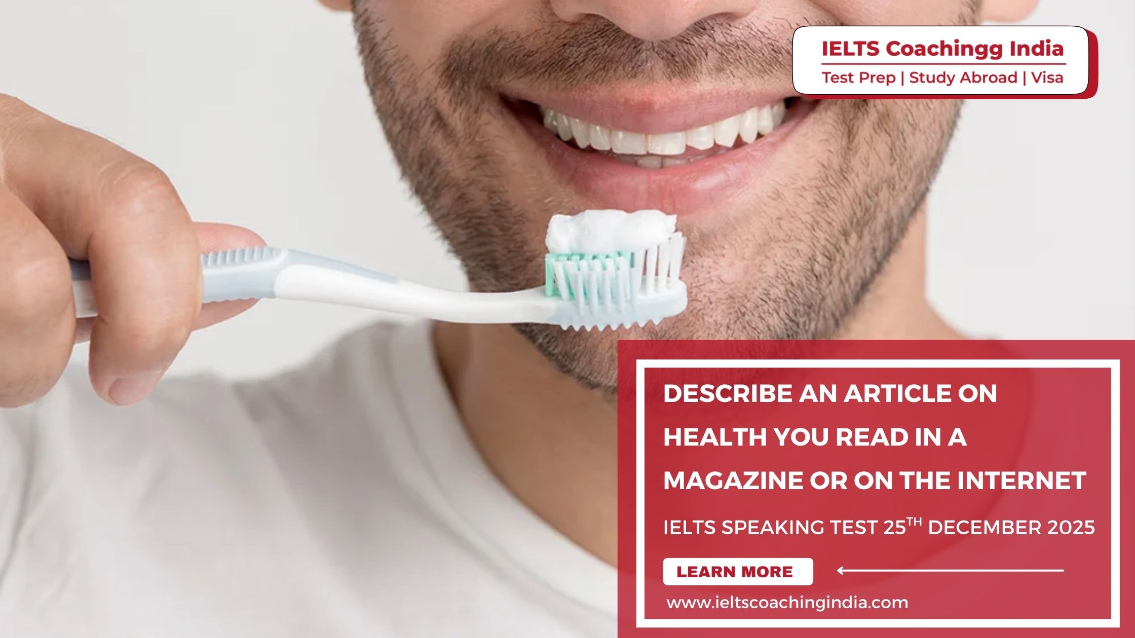 You are currently viewing Describe an article on health you read in a magazine or on the internet | IELTS Speaking Test 25th December 2025