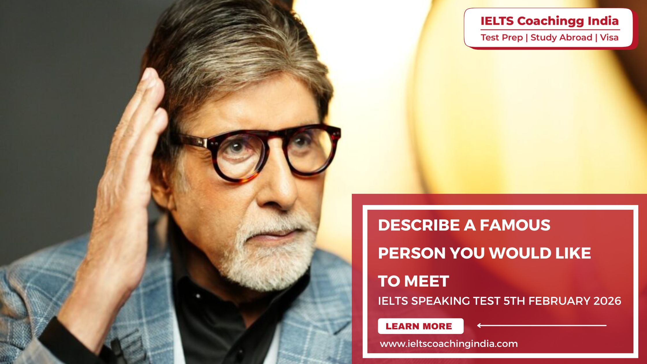 You are currently viewing Describe a famous person you would like to meet | IELTS Speaking 5th February 2026