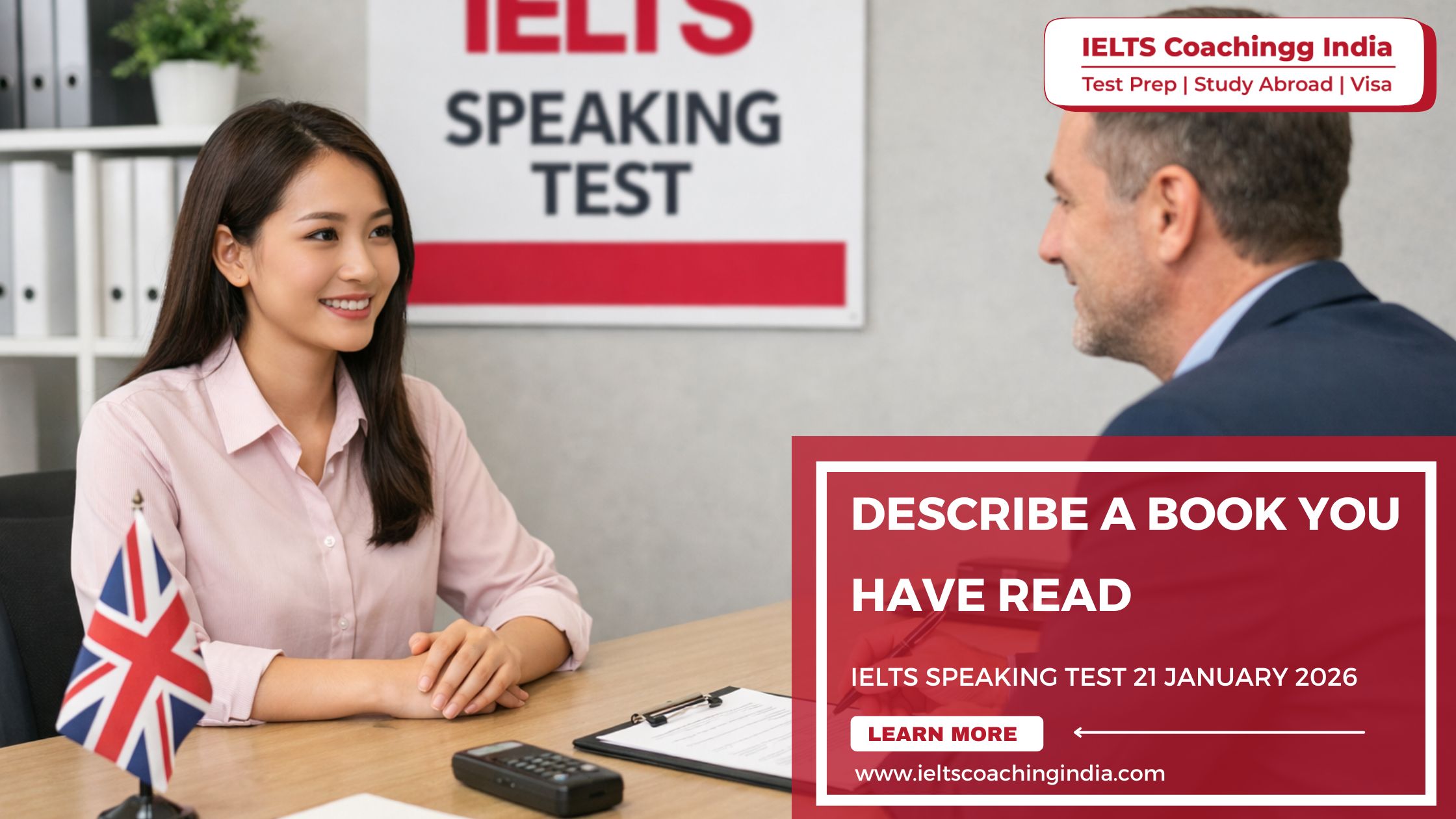 You are currently viewing Describe a book you have read | IELTS Speaking 21st January 2026